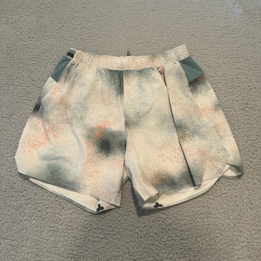 Lululemon Surge Short Liner 6" Spray Camo M7AGVS Men's Sz Large